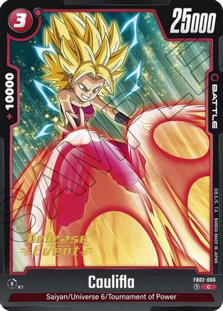 Caulifla - FB02-006 (FB02-006) [Blazing Aura Release Event Cards] - Deck Out Gaming