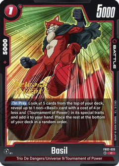 Basil (FB02-020) [Blazing Aura Release Event Cards] - Deck Out Gaming