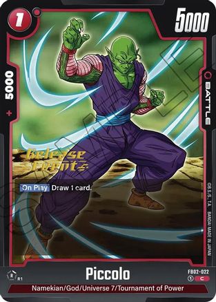 Piccolo - FB02-022 (FB02-022) [Blazing Aura Release Event Cards] - Deck Out Gaming