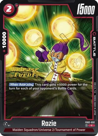 Rozie (FB02-032) [Blazing Aura Release Event Cards] - Deck Out Gaming