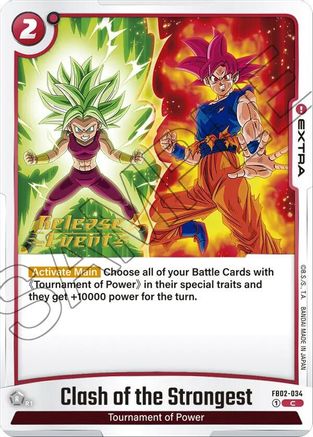 Clash of the Strongest (FB02-034) [Blazing Aura Release Event Cards] - Deck Out Gaming