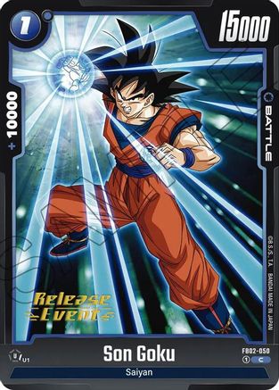 Son Goku - FB02-050 (FB02-050) [Blazing Aura Release Event Cards] - Deck Out Gaming