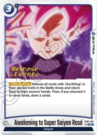 Awakening to Super Saiyan Rose (FB02-067) [Blazing Aura Release Event Cards] - Deck Out Gaming