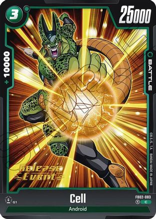 Cell - FB02-083 (FB02-083) [Blazing Aura Release Event Cards] - Deck Out Gaming