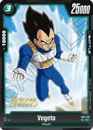 Vegeta - FB02-097 (FB02-097) [Blazing Aura Release Event Cards] - Deck Out Gaming