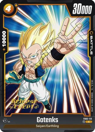 Gotenks - FB02-113 (FB02-113) [Blazing Aura Release Event Cards] - Deck Out Gaming