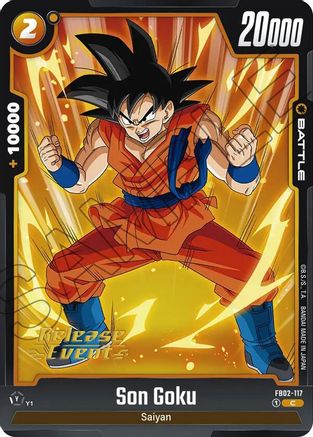 Son Goku - FB02-117 (FB02-117) [Blazing Aura Release Event Cards] - Deck Out Gaming