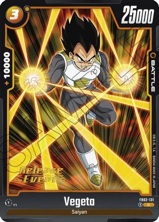 Vegeta - FB02-131 (FB02-131) [Blazing Aura Release Event Cards] - Deck Out Gaming