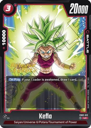 Kefla - FB02-012 (FB02-012) [Blazing Aura Release Event Cards] - Deck Out Gaming