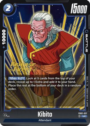 Kibito (FB02-037) [Blazing Aura Release Event Cards] - Deck Out Gaming