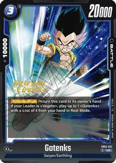 Gotenks - FB02-041 (FB02-041) [Blazing Aura Release Event Cards] - Deck Out Gaming