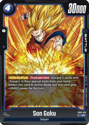 Son Goku - FB02-051 (FB02-051) [Blazing Aura Release Event Cards] - Deck Out Gaming