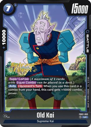Old Kai (FB02-063) [Blazing Aura Release Event Cards] - Deck Out Gaming