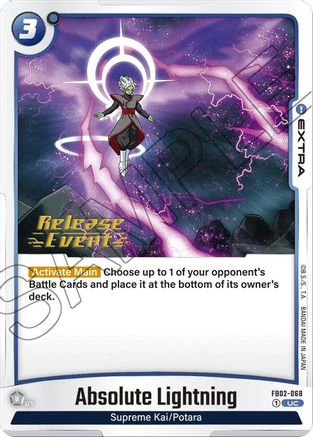 Absolute Lightning (FB02-068) [Blazing Aura Release Event Cards] - Deck Out Gaming