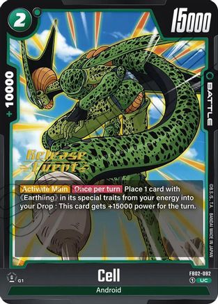 Cell - FB02-082 (FB02-082) [Blazing Aura Release Event Cards] - Deck Out Gaming