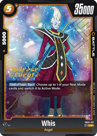 Whis - FB02-107 (FB02-107) [Blazing Aura Release Event Cards]