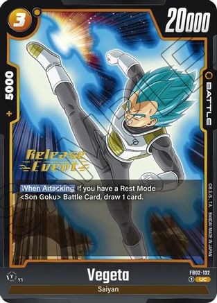 Vegeta - FB02-132 (FB02-132) [Blazing Aura Release Event Cards] - Deck Out Gaming