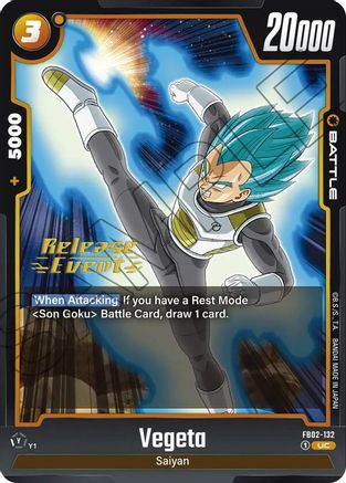 Vegeta - FB02-132 (FB02-132) [Blazing Aura Release Event Cards] - Deck Out Gaming