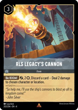 RLS Legacy's Cannon (202/204) [Ursulas Return] - Deck Out Gaming