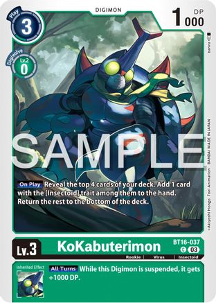 KoKabuterimon (BT16-037) [Beginning Observer] - Deck Out Gaming