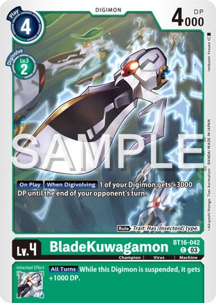 BladeKuwagamon (BT16-042) [Beginning Observer]