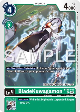 BladeKuwagamon (BT16-042) [Beginning Observer] - Deck Out Gaming