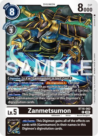Zanmetsumon (BT16-062) [Beginning Observer] - Deck Out Gaming