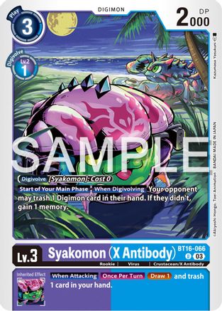 Syakomon (X Antibody) (BT16-066) [Beginning Observer] - Deck Out Gaming