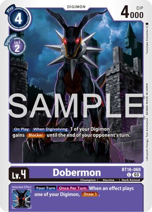 Dobermon (BT16-068) [Beginning Observer] - Deck Out Gaming