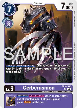 Cerberusmon (BT16-075) [Beginning Observer] - Deck Out Gaming