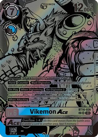 Vikemon ACE (Textured) (BT16-026) [Beginning Observer] Foil - Deck Out Gaming