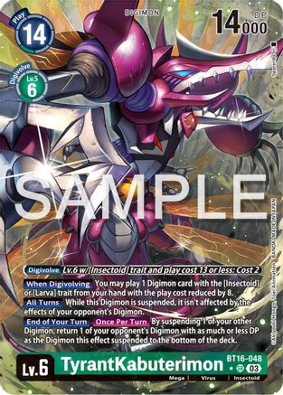 TyrantKabuterimon (Alternate Art) (BT16-048) [Beginning Observer] Foil - Deck Out Gaming