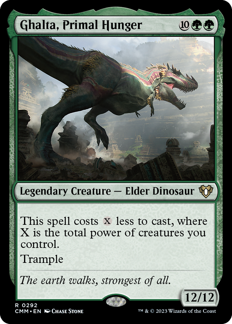 Ghalta, Primal Hunger (292) [Commander Masters] foil - Deck Out Gaming