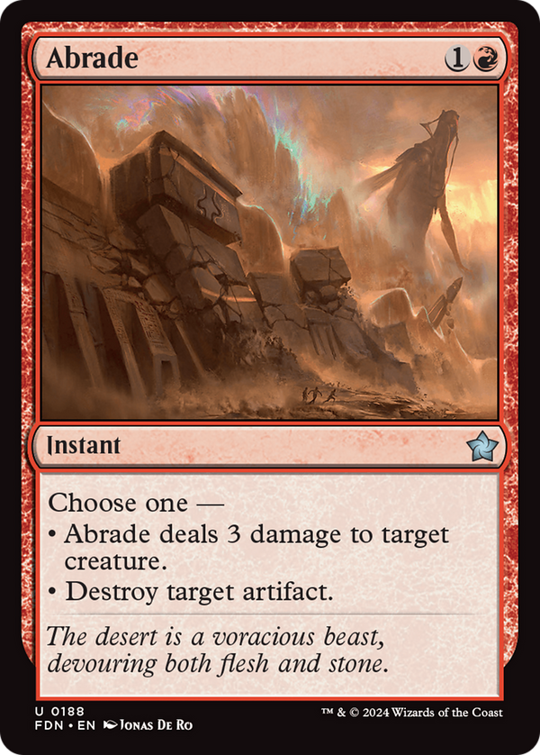 Abrade (188) [Foundations] - Deck Out Gaming