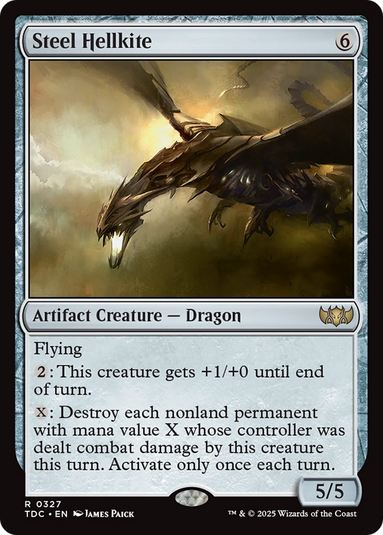 Steel Hellkite (327) [Commander: Tarkir: Dragonstorm] - Deck Out Gaming
