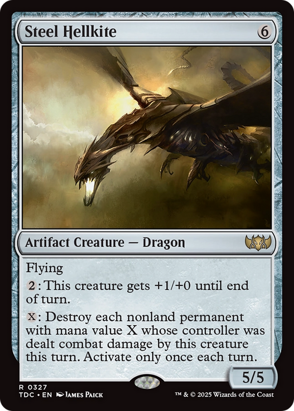 Steel Hellkite (327) [Commander: Tarkir: Dragonstorm] - Deck Out Gaming