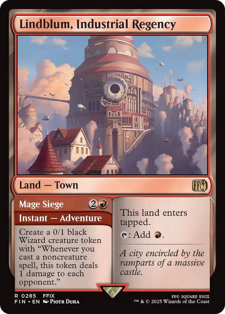 Lindblum, Industrial Regency // Mage Siege (285) [FINAL FANTASY] - Deck Out Gaming