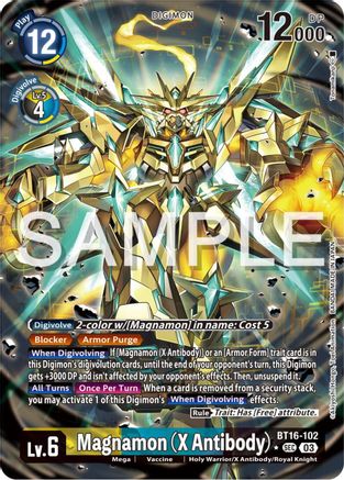 Magnamon (X Antibody) (Alternate Art) (BT16-102) [Beginning Observer] Foil - Deck Out Gaming