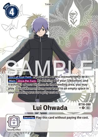 Lui Ohwada (Alternate Art) (BT16-090) [Beginning Observer] Foil