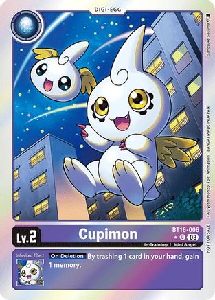 Cupimon (Box Promotion Pack: Beginning Observer) (BT16-006) [Beginning Observer] Foil - Deck Out Gaming