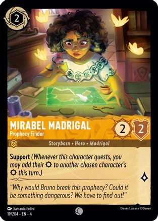 Mirabel Madrigal - Prophecy Finder (19/204) [Ursulas Return] - Deck Out Gaming