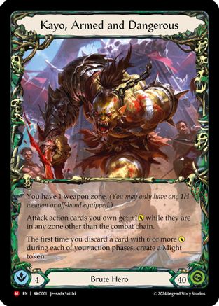 Kayo, Armed and Dangerous (AKO001) [Armory Deck: Kayo] - Deck Out Gaming