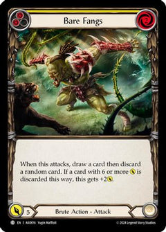 Bare Fangs (Yellow) (AKO016) [Armory Deck: Kayo] - Deck Out Gaming