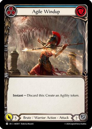 Agile Windup (Blue) (AKO017) [Armory Deck: Kayo] - Deck Out Gaming