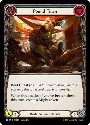 Pound Town (Blue) (AKO021) [Armory Deck: Kayo] - Deck Out Gaming