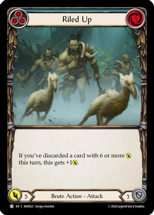 Riled Up (Blue) (AKO023) [Armory Deck: Kayo] - Deck Out Gaming