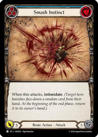 Smash Instinct (Blue) (AKO025) [Armory Deck: Kayo] - Deck Out Gaming