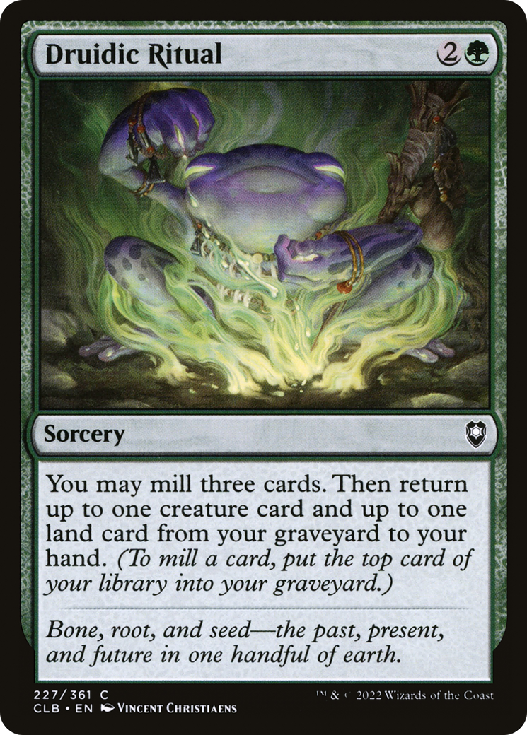 Druidic Ritual (227) [Commander Legends: Battle for Baldur's Gate] - Deck Out Gaming