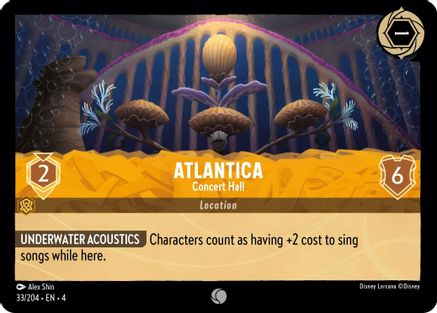 Atlantica - Concert Hall (33/204) [Ursulas Return] - Deck Out Gaming