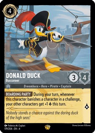 Donald Duck - Buccaneer (179/204) [Ursulas Return] - Deck Out Gaming